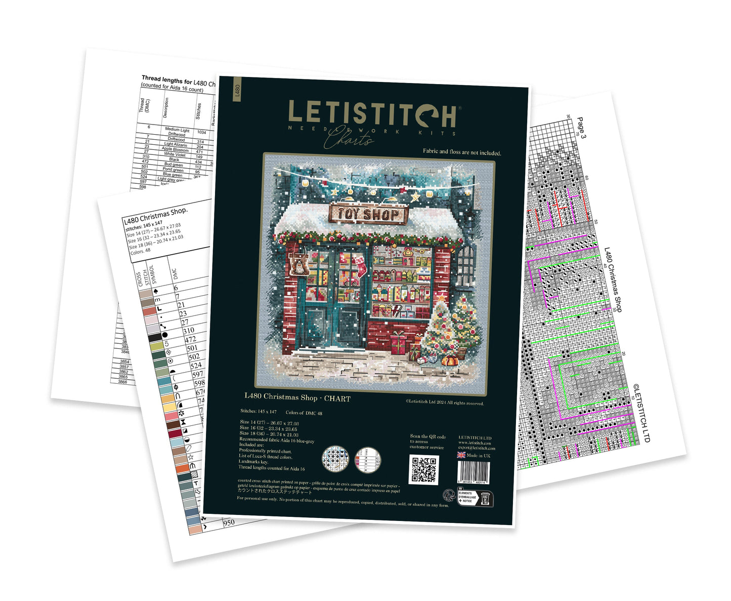 L480 Christmas Shop - PRINTED CHART