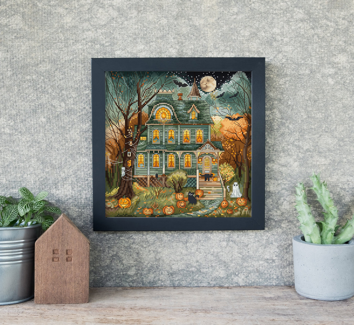L490 Haunted House - PRINTED CHART + treasure