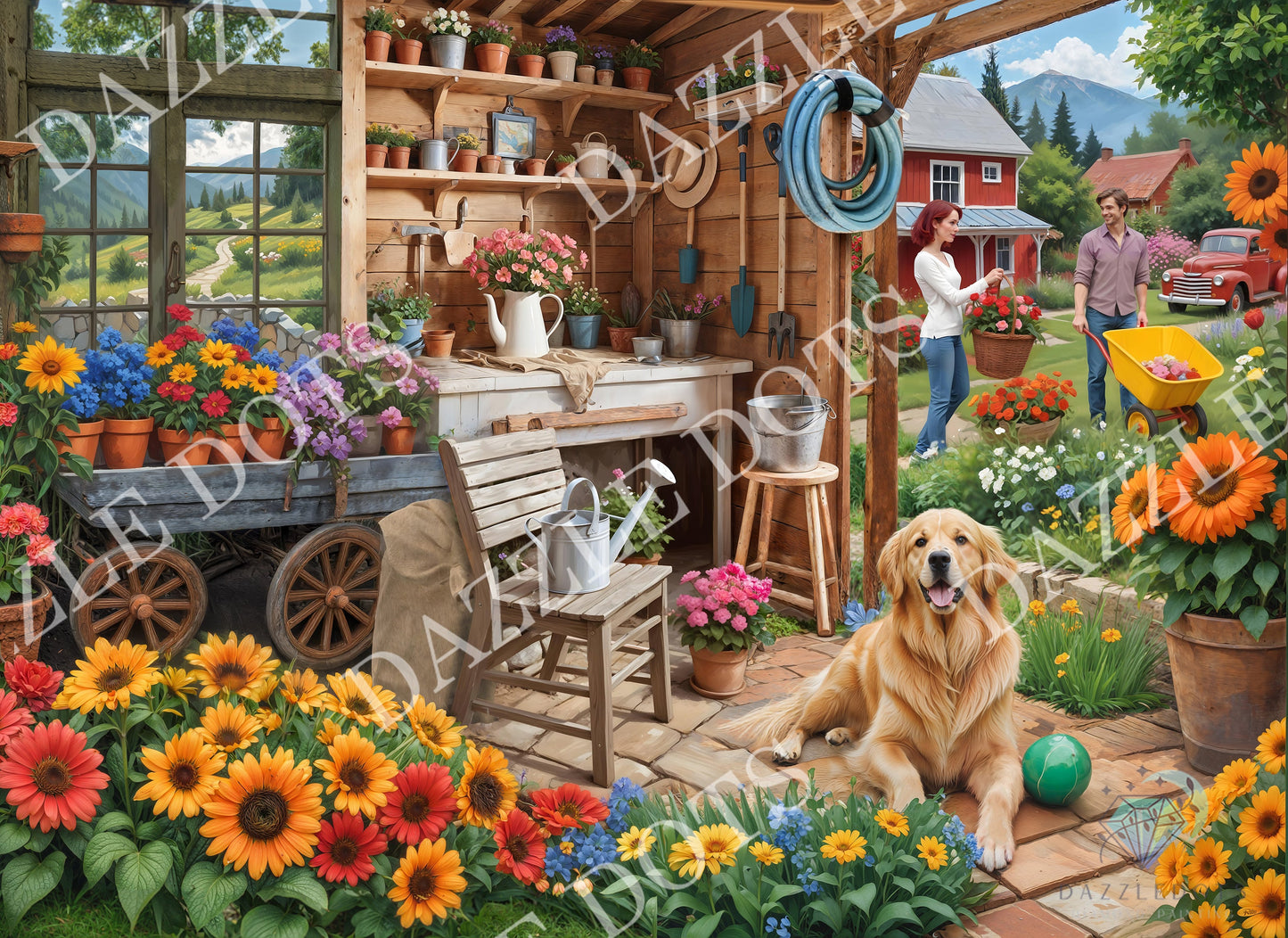 LDS-7030 Garden Shed