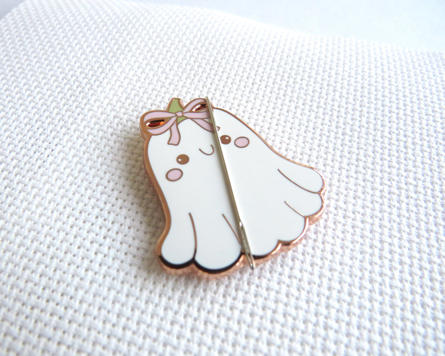 Letistitch SKU 14363 Boo – The ghost with the pink bow