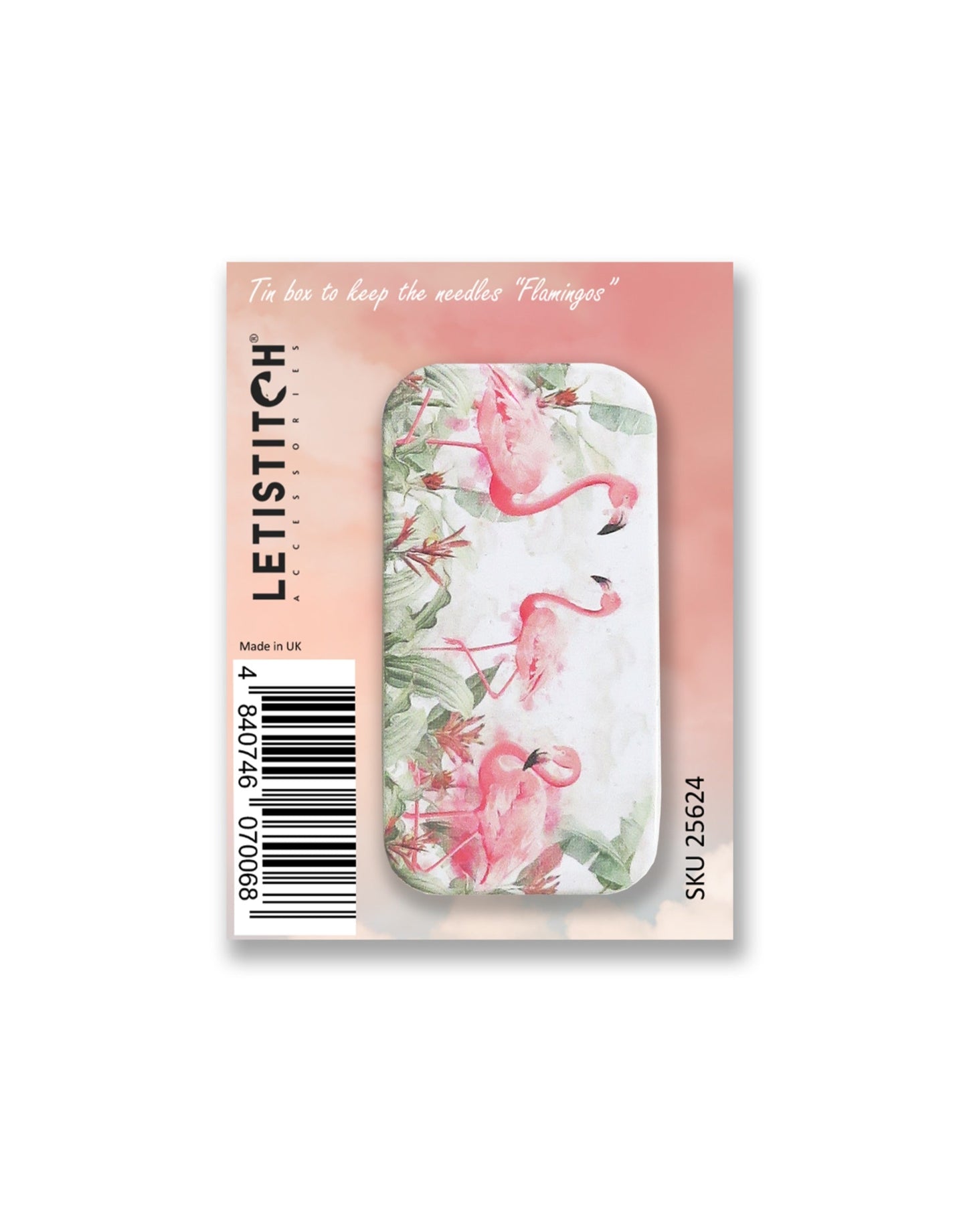 Letistitch "Flamingos" Tin Box 25624