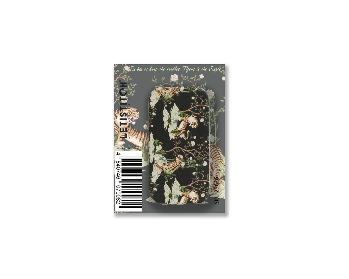 Letistitch "Tigers in the jungle" Tin Box 25626