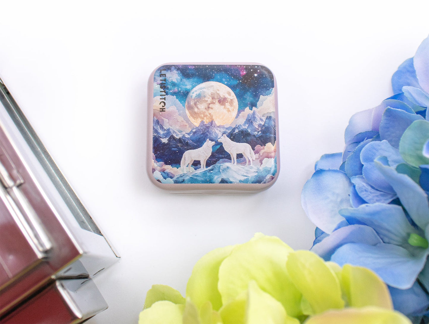 Tin Box for Needles – “Moon & Love” SKU 25631