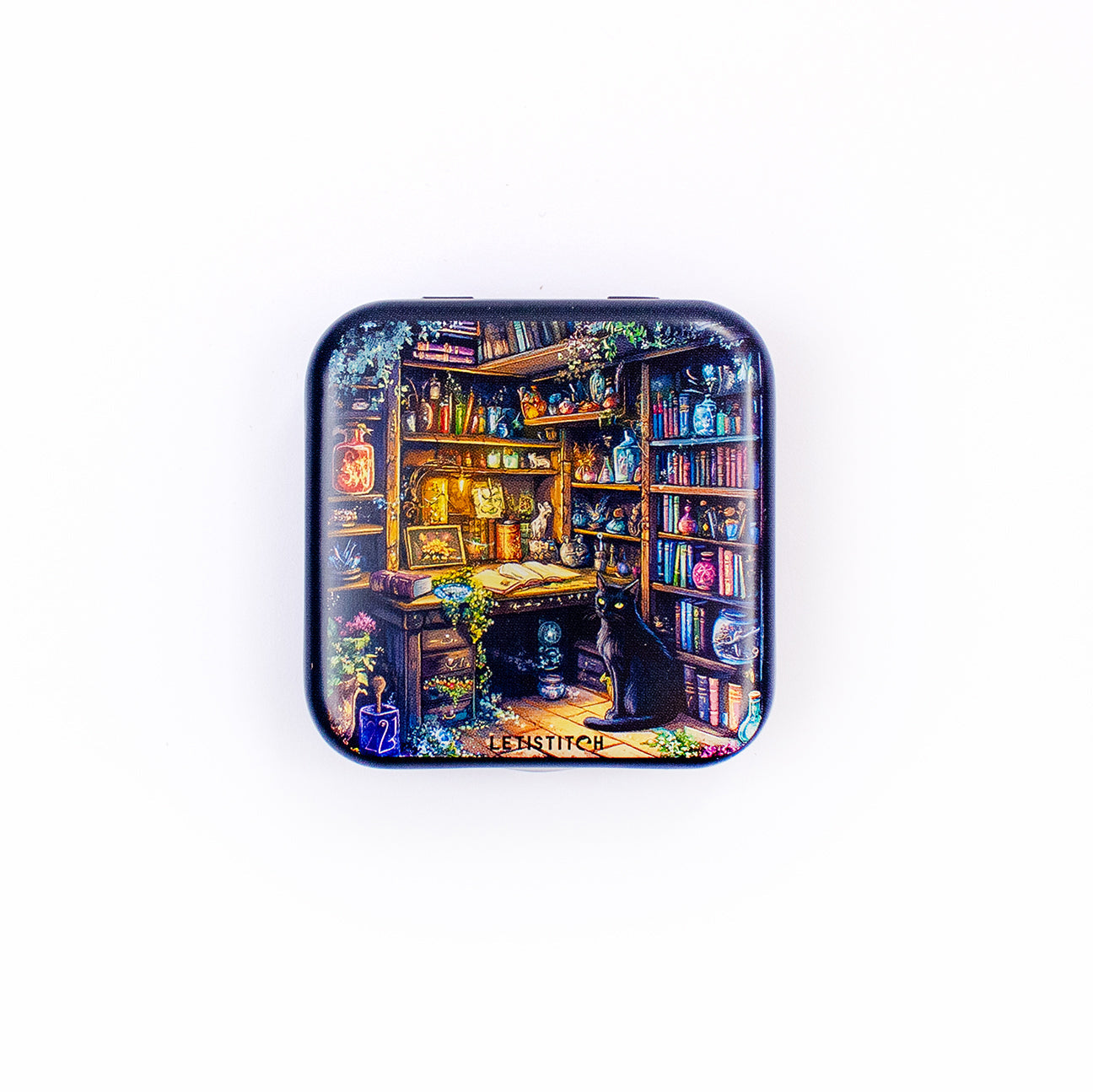 Tin Box for Needles – “Charmed Library” SKU 25632