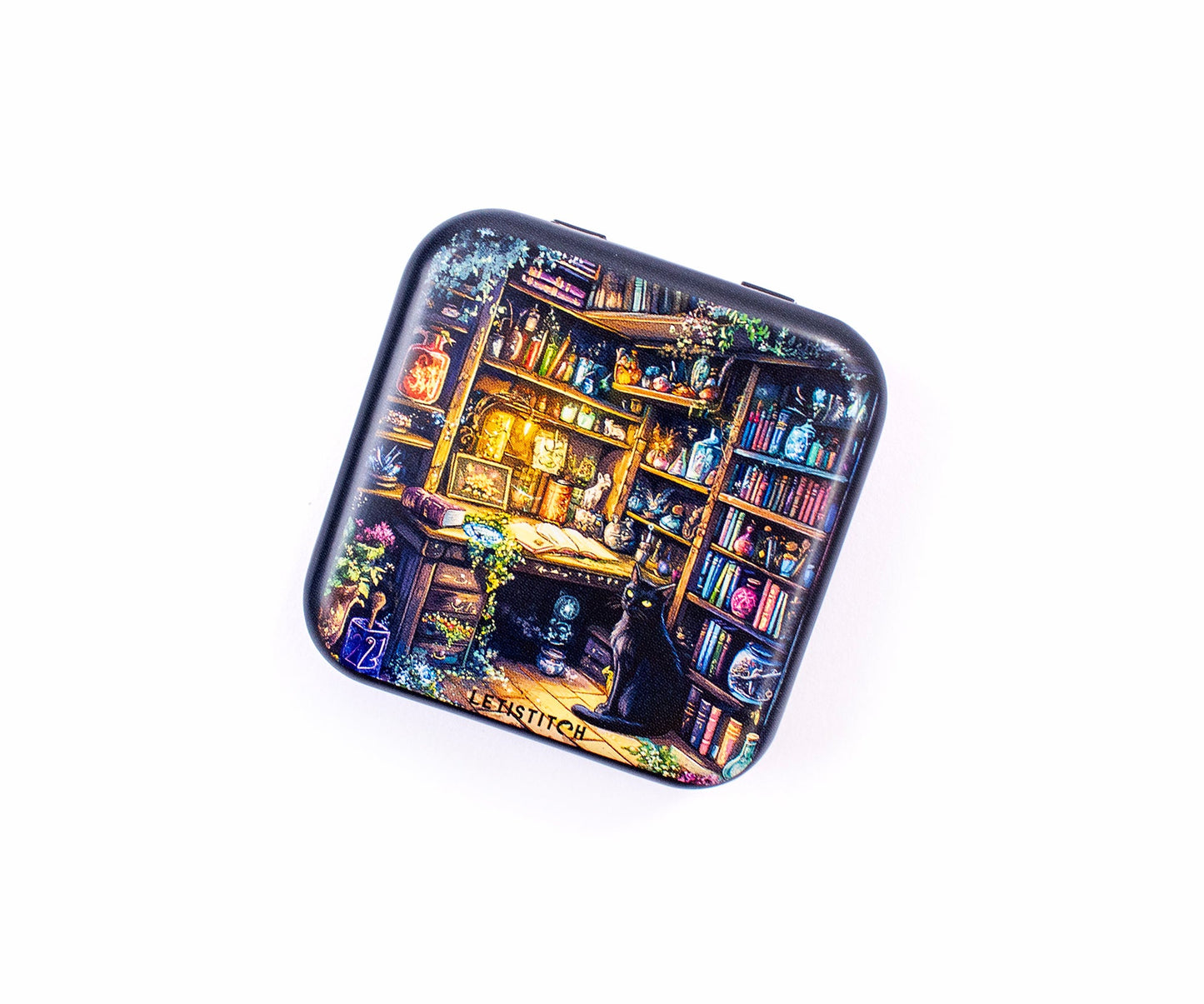 Tin Box for Needles – “Charmed Library” SKU 25632
