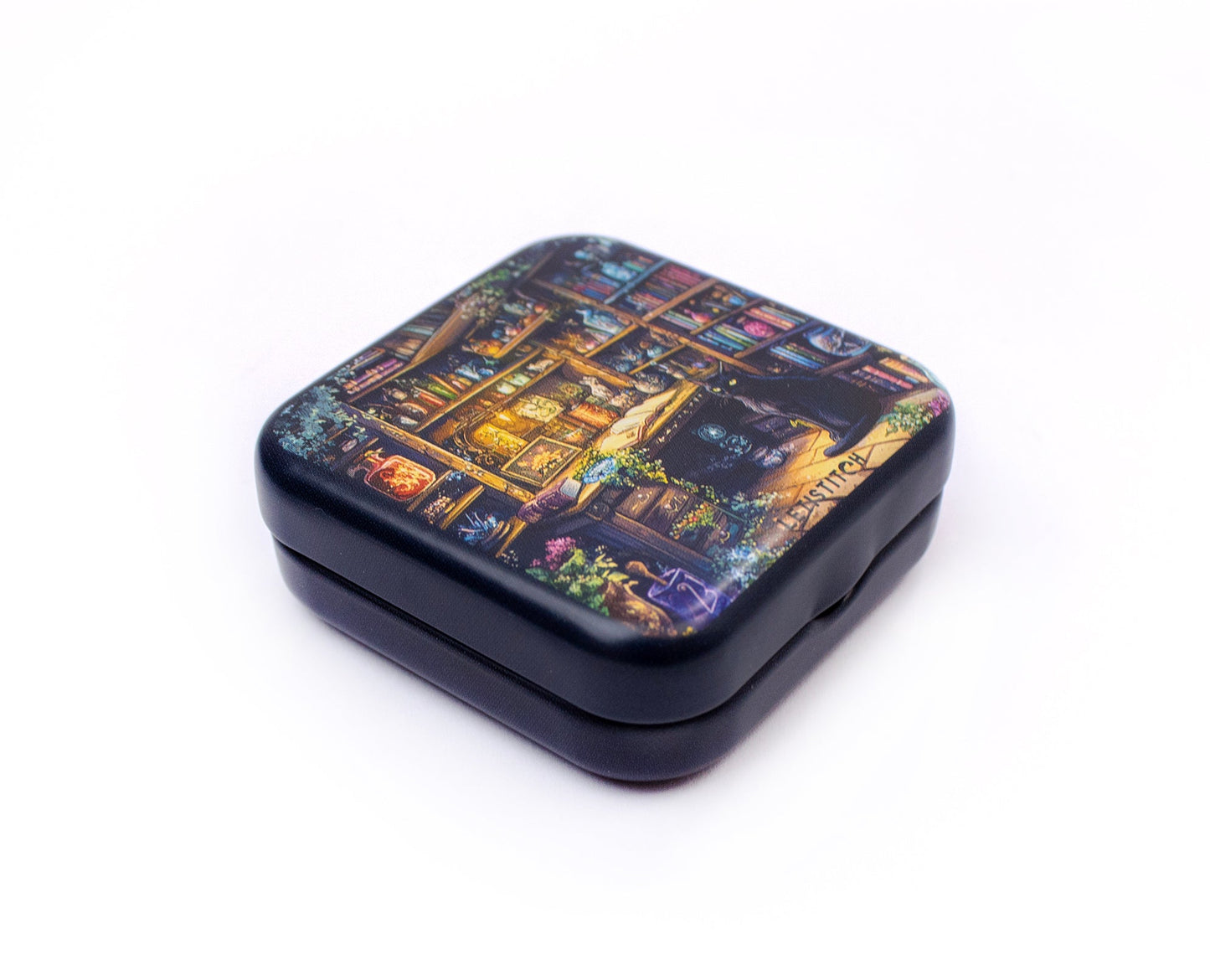 Tin Box for Needles – “Charmed Library” SKU 25632
