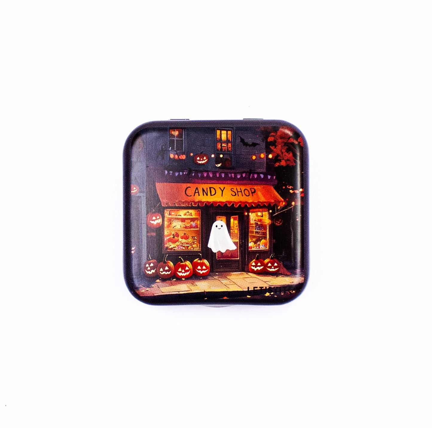 Tin Box for Needles – “Pumpkin Lane” SKU 25634