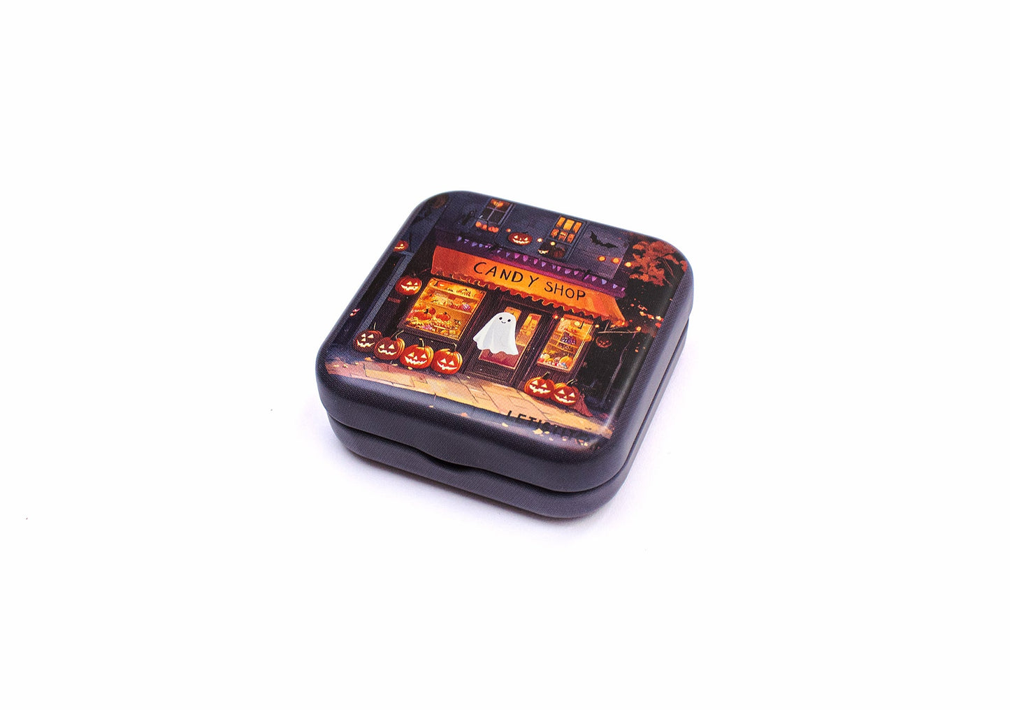 Tin Box for Needles – “Pumpkin Lane” SKU 25634