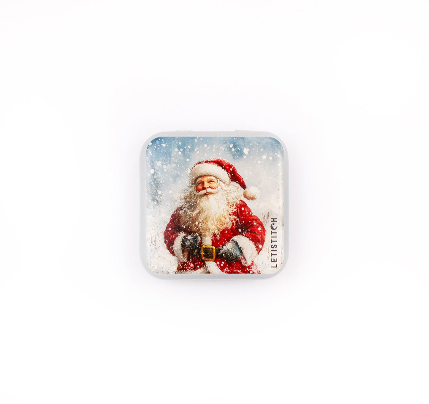 Tin Box for Needles – “Santa” SKU 25637