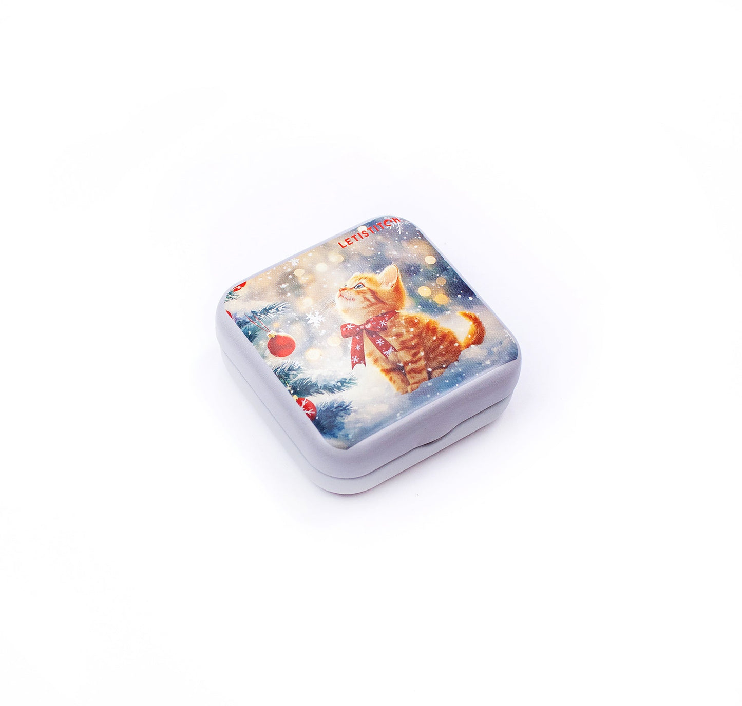 Tin Box for Needles – “Merry Meow” SKU 25638