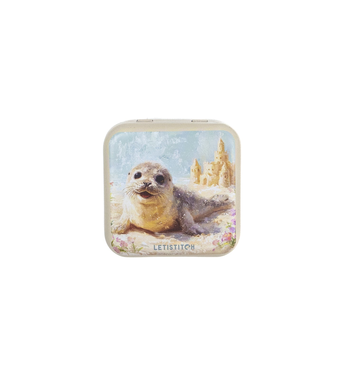 Tin Box for Needles – "Beach Day Bliss" SKU 25641