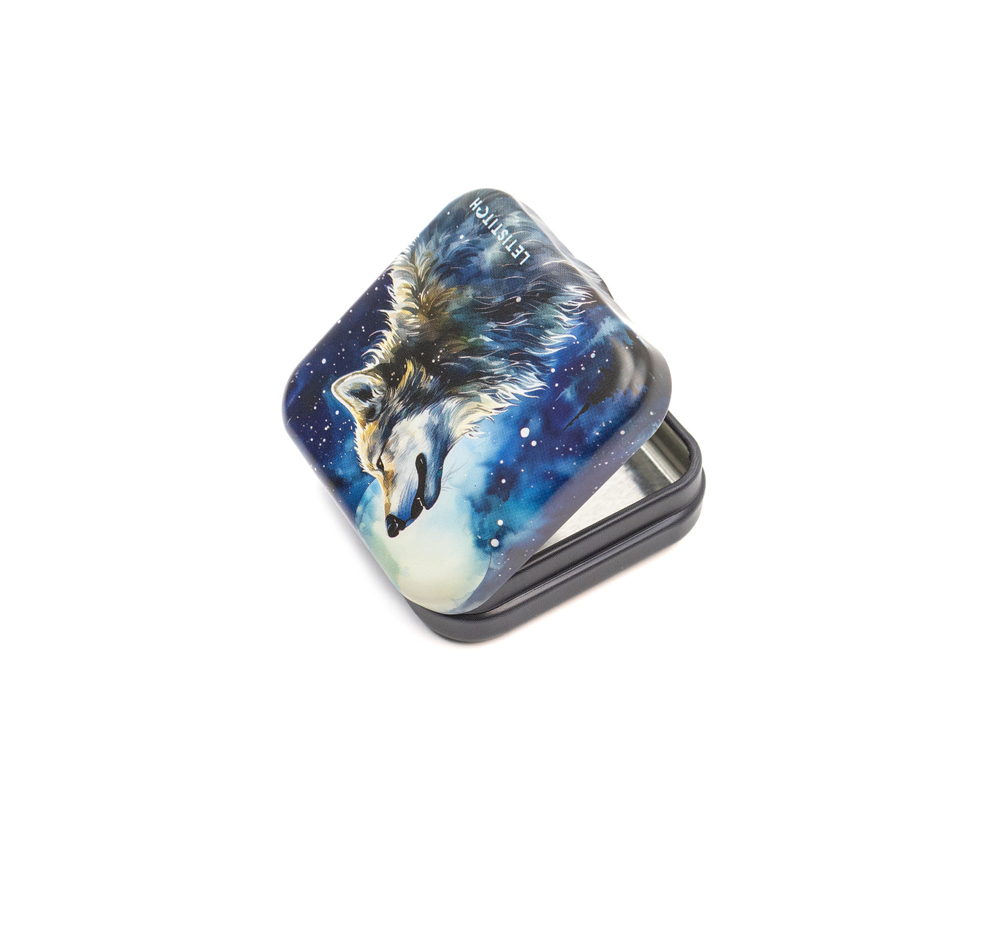 Tin Box for Needles – "Midnight Snowfall" SKU 25644