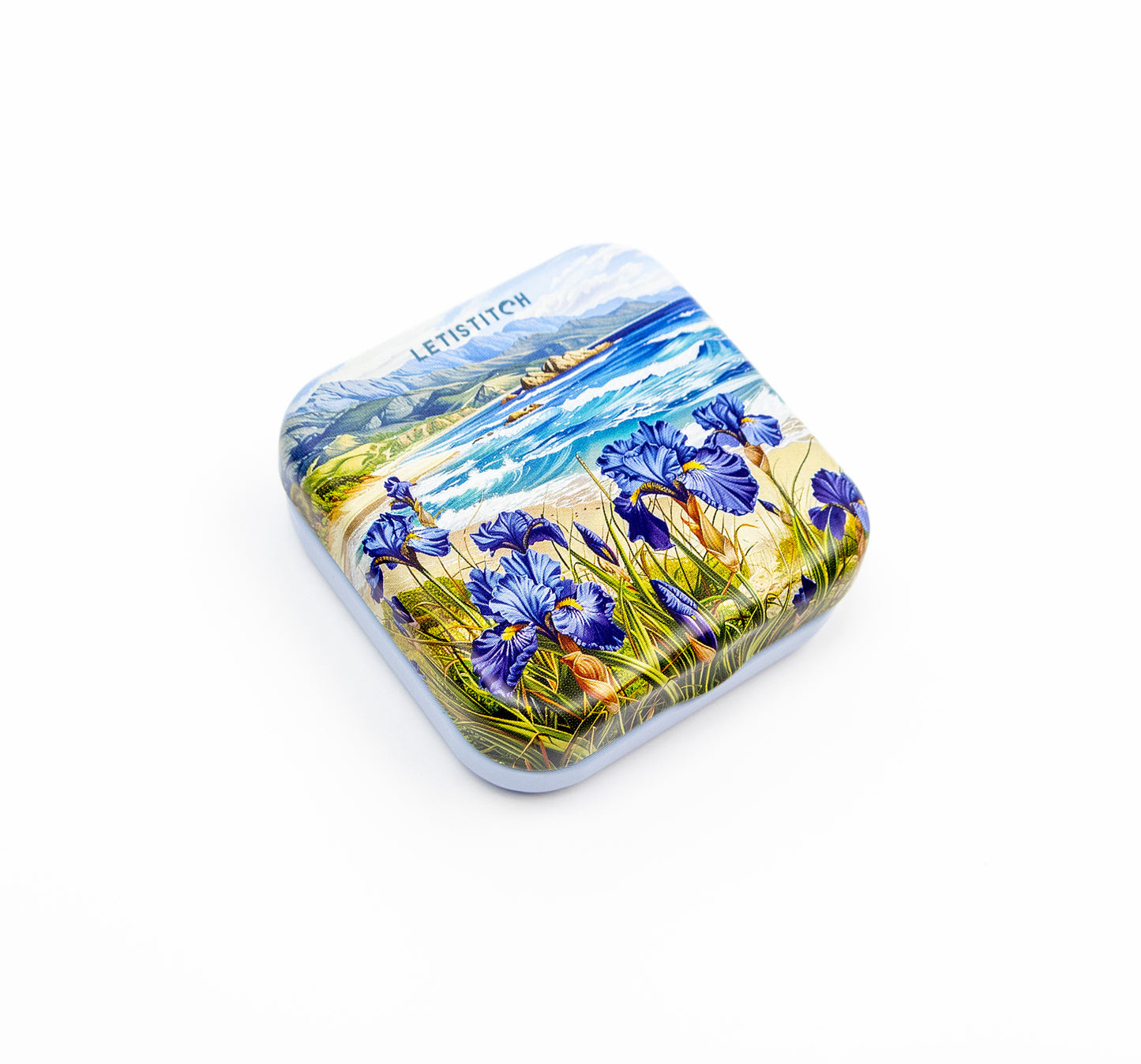 Tin Box for Needles – "Blue Harmony" SKU 25647