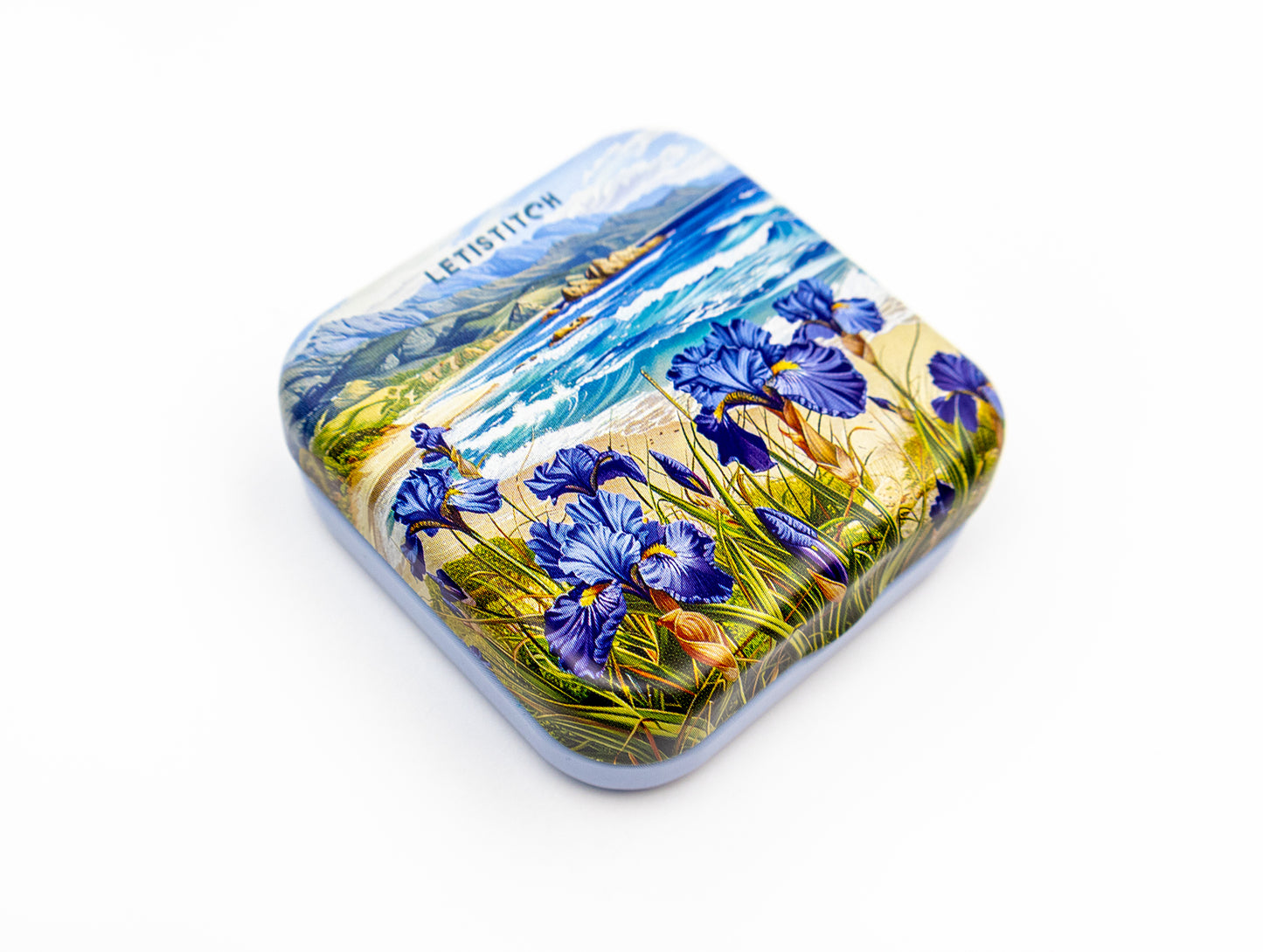 Tin Box for Needles – "Blue Harmony" SKU 25647