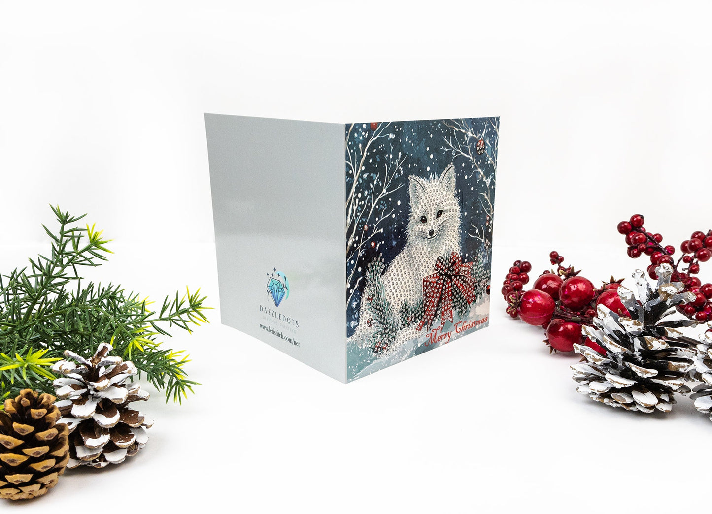 Jolly Little Friends – DIY Diamond Painting Christmas Card Kit (Kit of 6) 348-0923
