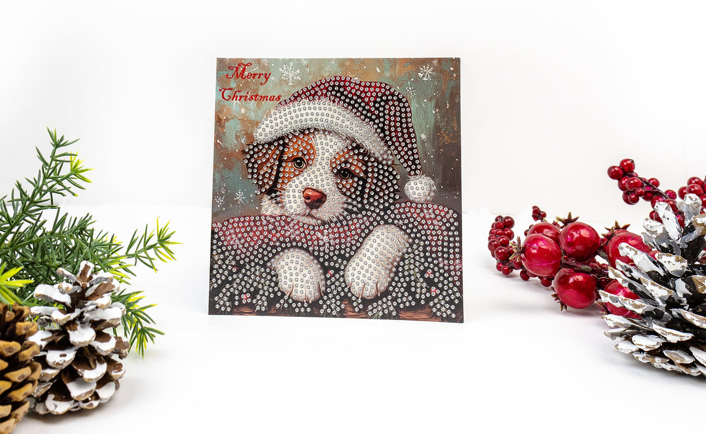 Jolly Little Friends – DIY Diamond Painting Christmas Card Kit (Kit of 6) 348-0923