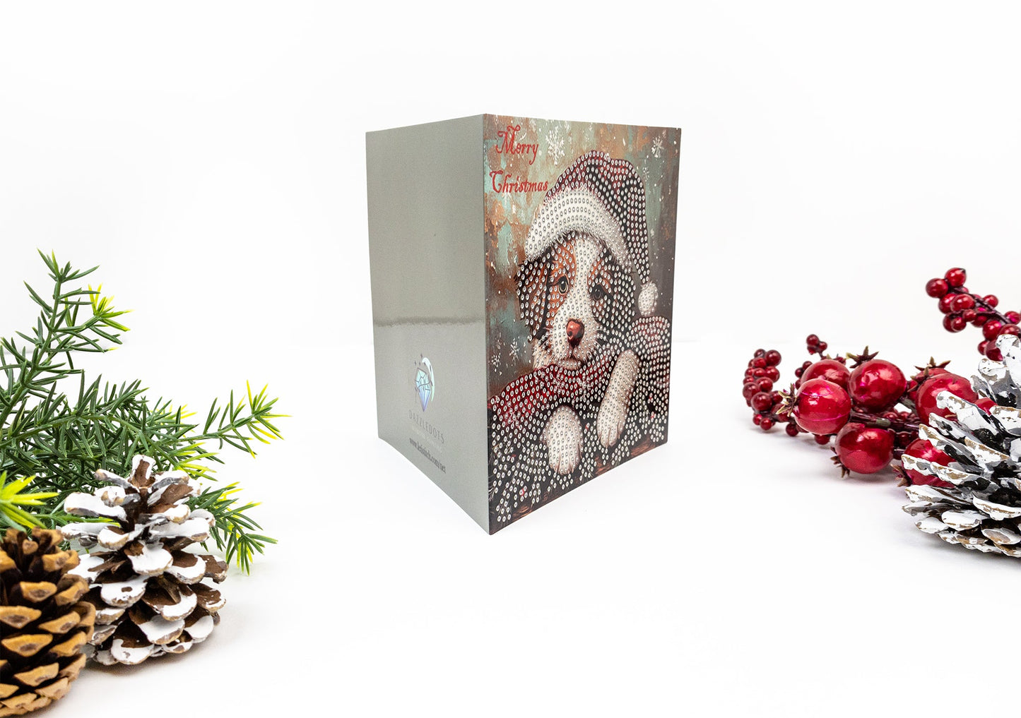 Jolly Little Friends – DIY Diamond Painting Christmas Card Kit (Kit of 6) 348-0923