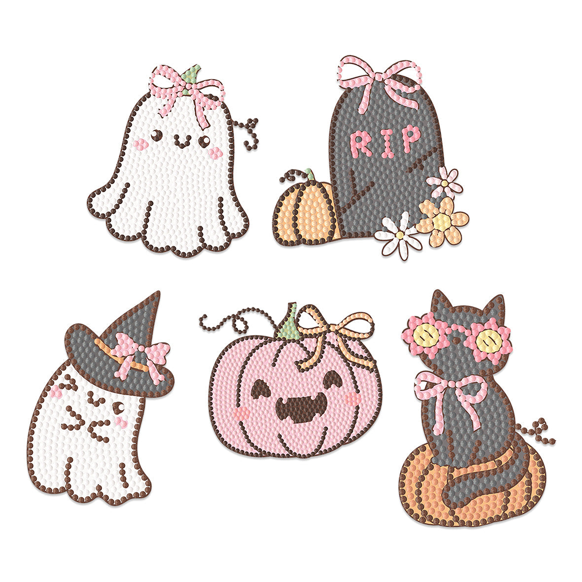 480-800 Boo Crew Ornaments / Diamond Painting Kit