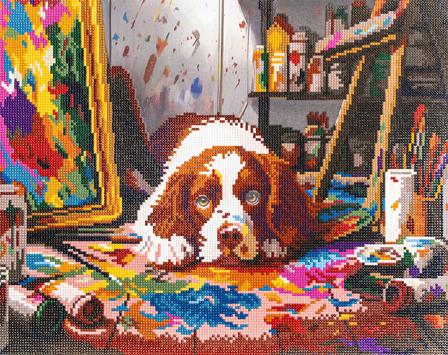 480-916 Mess-terpiece– Framed Diamond Painting Kit (40 × 50 cm) – Limited Edition
