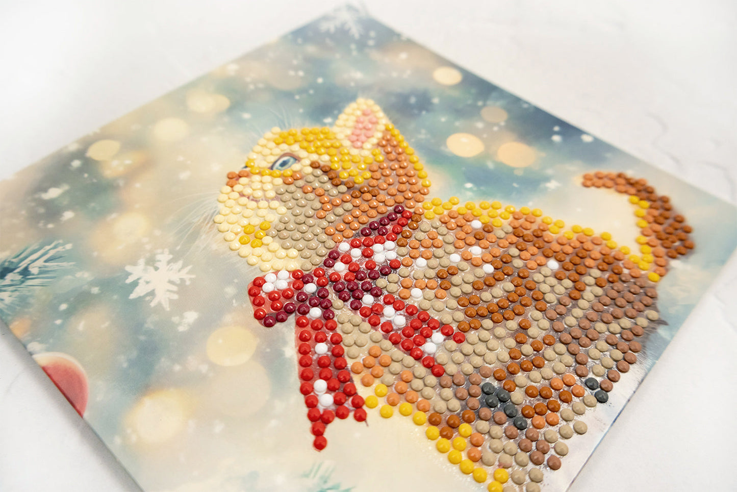 DIY Diamond Painting Card Kit – “Merry Meow” (480-787)