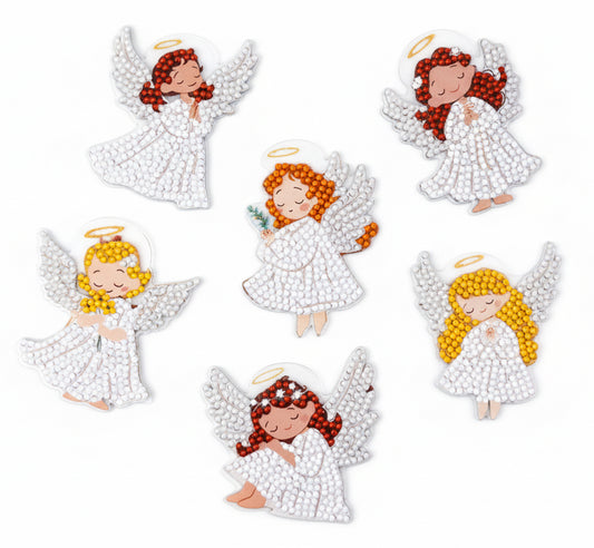 481-470 Wings of Light - DIY Hanging Acrylic Charm Chains Kit (Kit of 6)