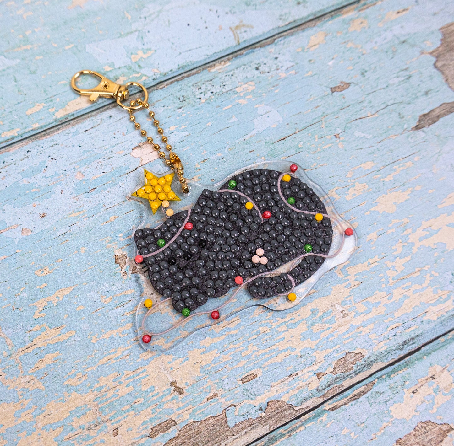 Merry Meowmas – DIY Hanging Acrylic Charm Chains Kit (Kit of 6) 481-487