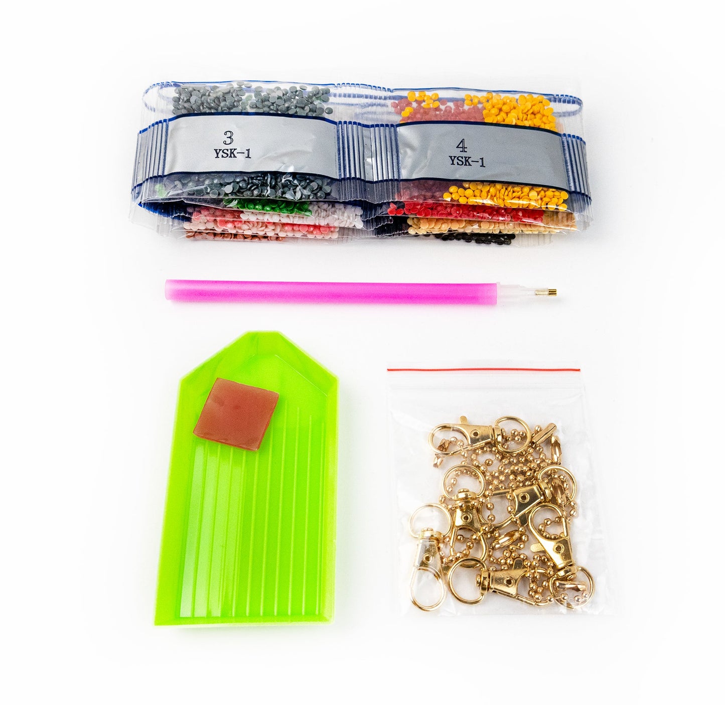 Merry Meowmas – DIY Hanging Acrylic Charm Chains Kit (Kit of 6) 481-487