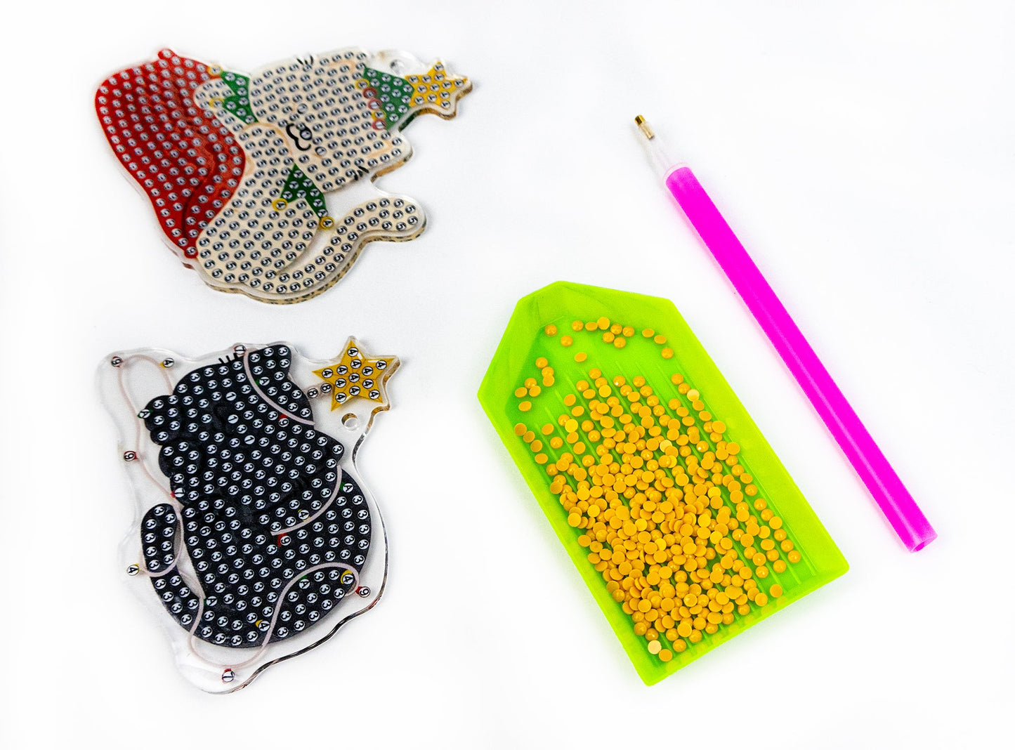 Merry Meowmas – DIY Hanging Acrylic Charm Chains Kit (Kit of 6) 481-487