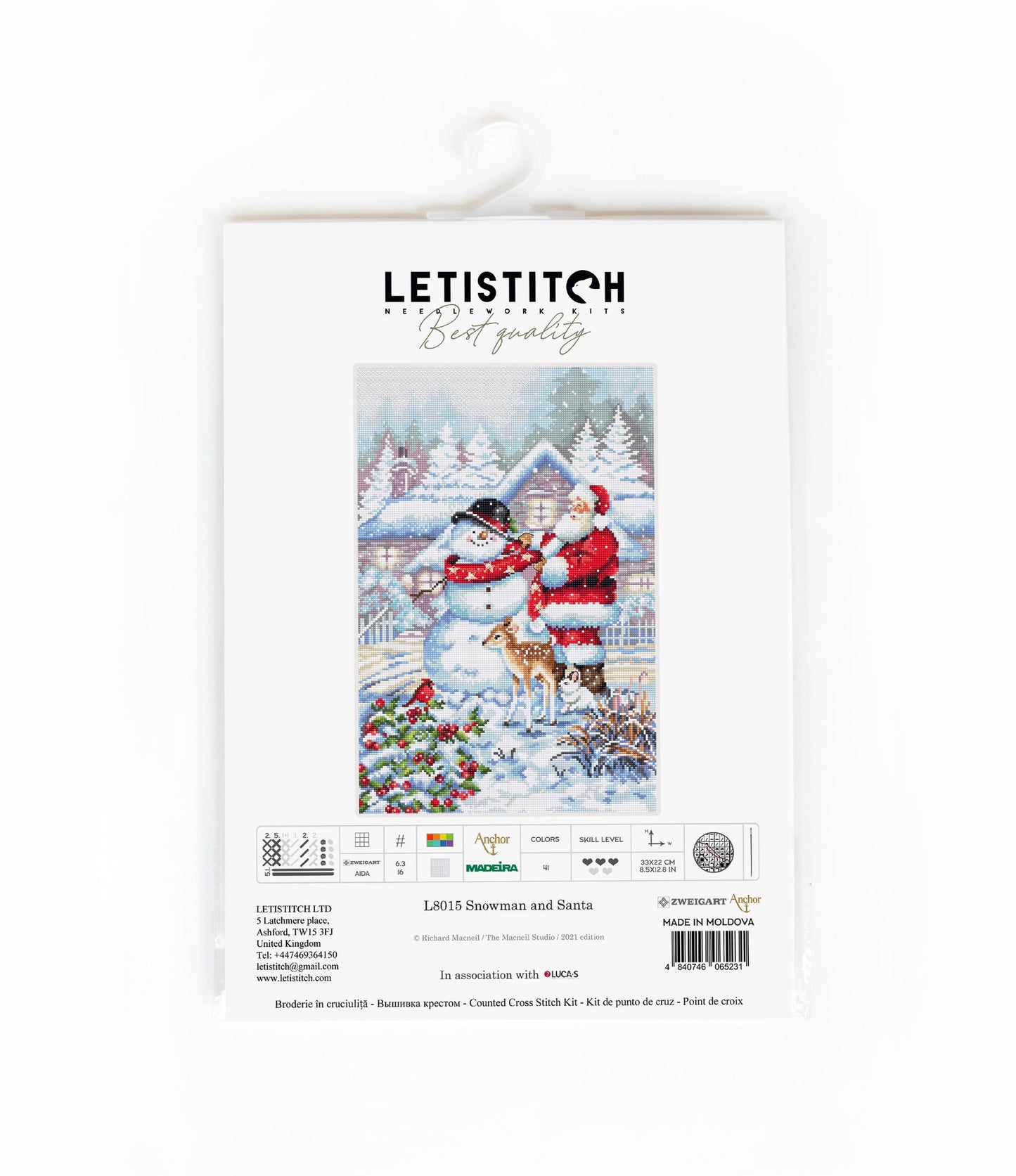 L8015 Snowman and Santa