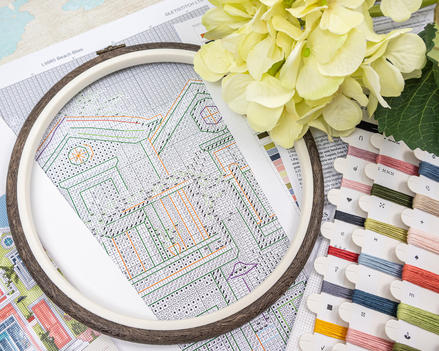 L9985 Beach Bliss Cross Stitch Kit