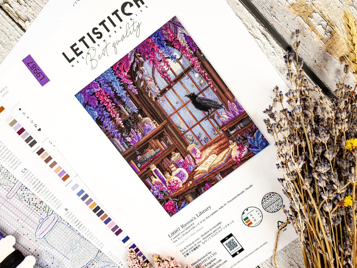L9987 Raven’s Library Cross Stitch Kit