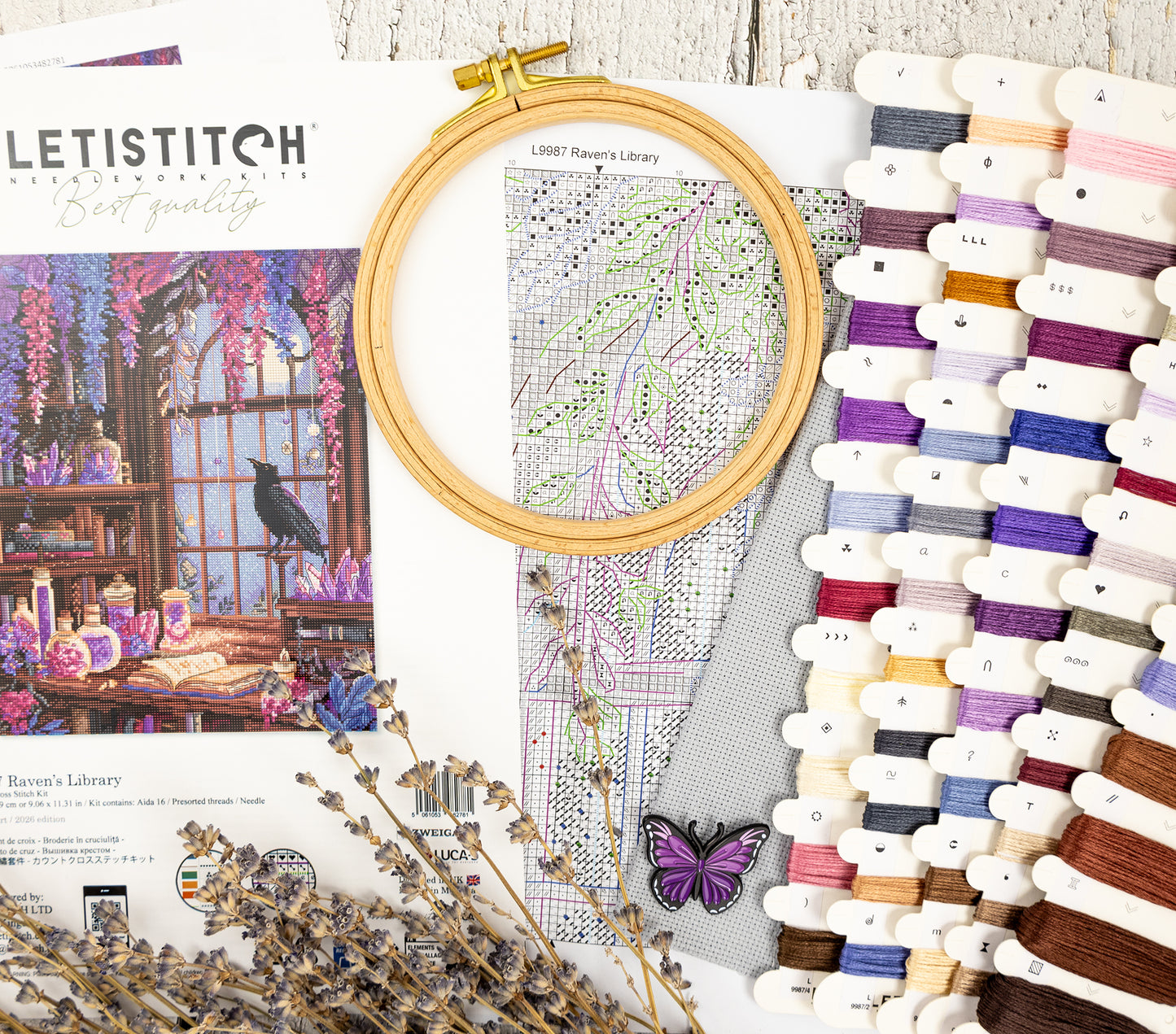 L9987 Raven’s Library Cross Stitch Kit