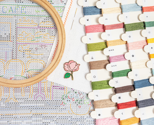 L9988 Sweet Parisian Street Cross Stitch Kit
