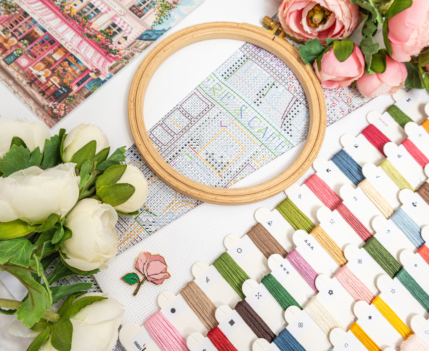 L9988 Sweet Parisian Street Cross Stitch Kit