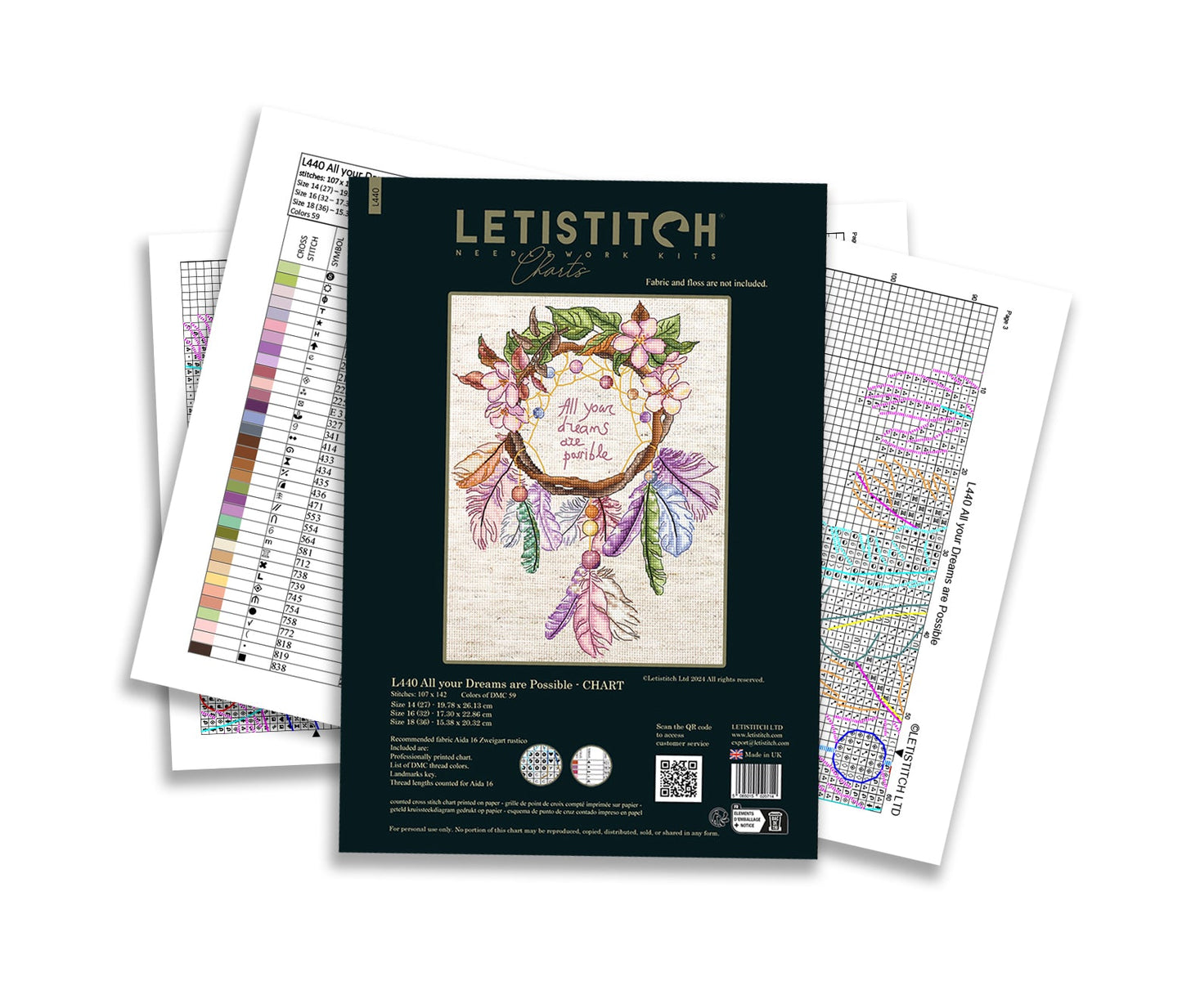 L440 All your Dreams are Possible - PRINTED CHART