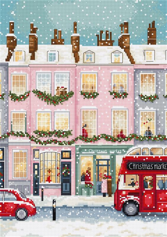L9983 London Winter Charm Cross Stitch Kit