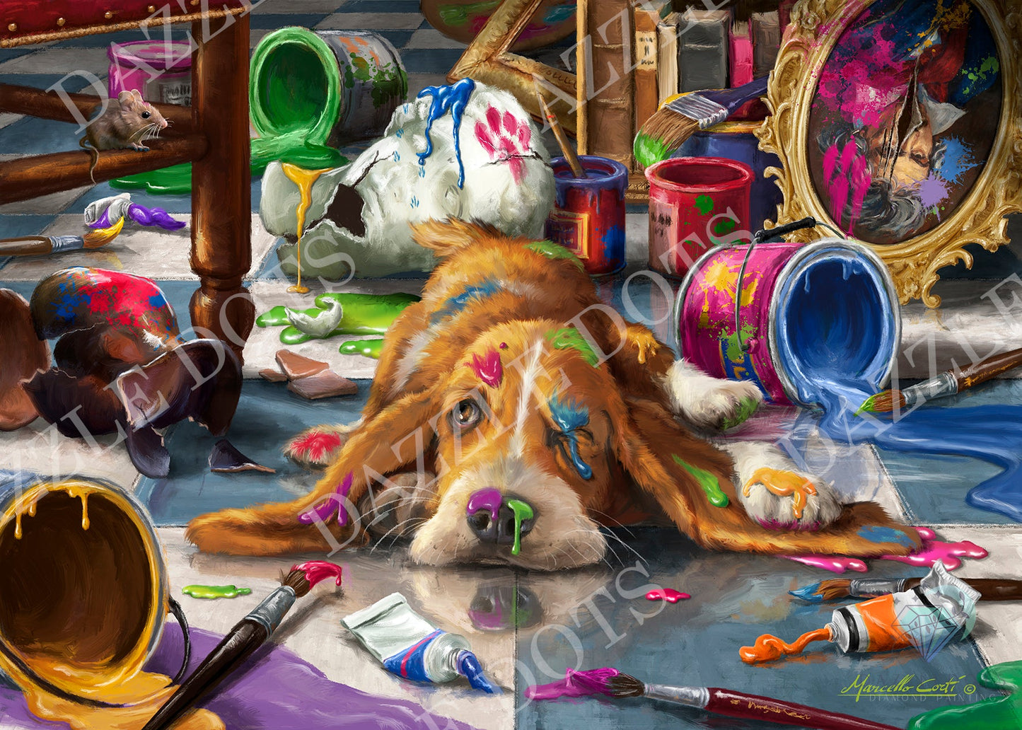 LDS-7029 Puppy Picasso