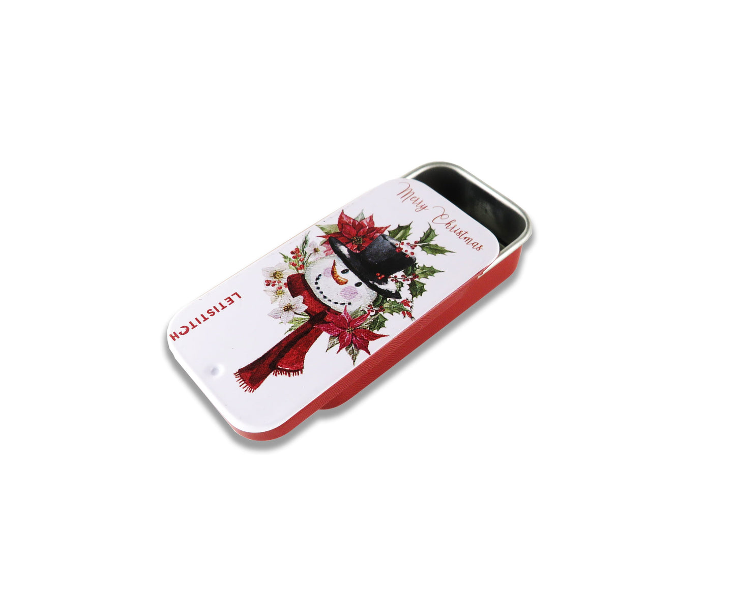 Letistitch "Merry Christmas" Tin Box 25630