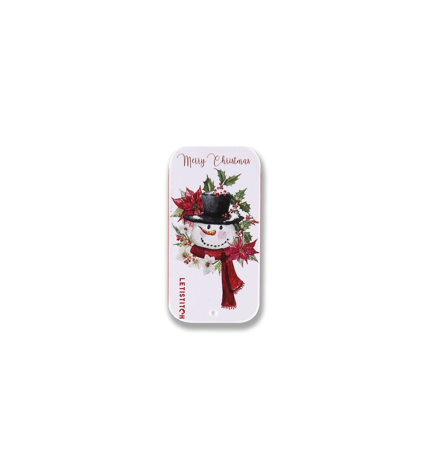 Letistitch "Merry Christmas" Tin Box 25630