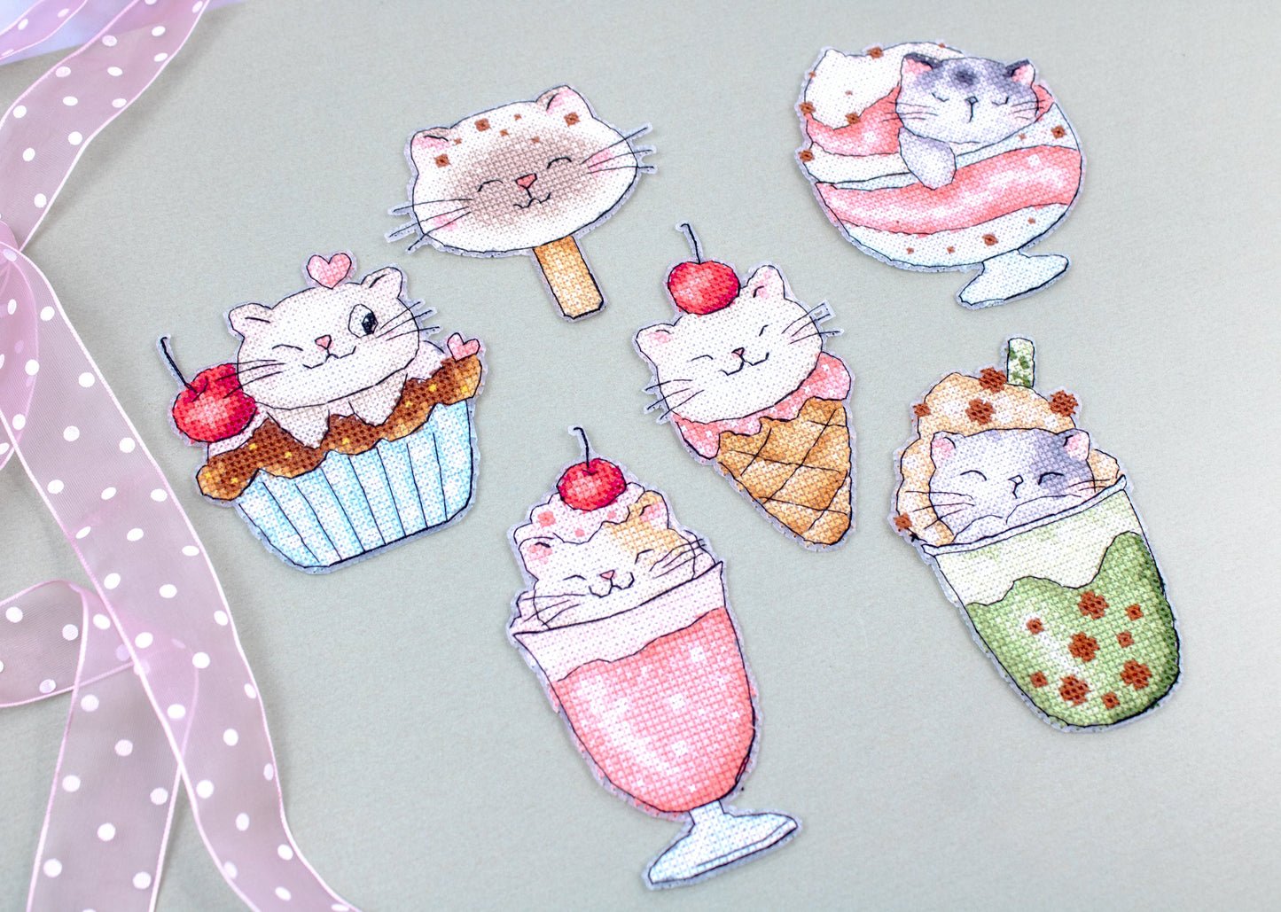 L8089 Summer Kitties Kit of 6 pcs