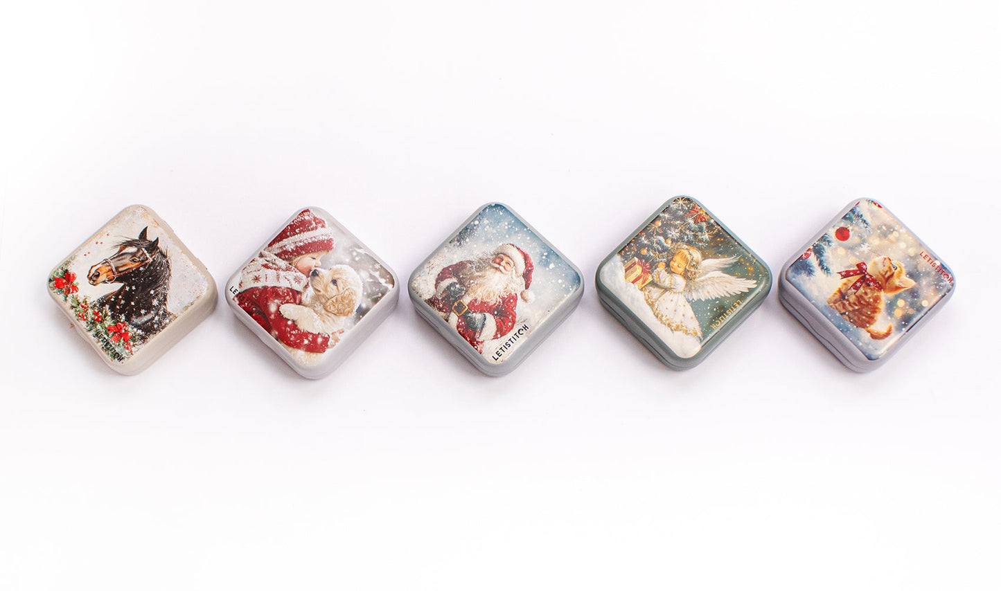 Tin Box for Needles – “Santa” SKU 25637